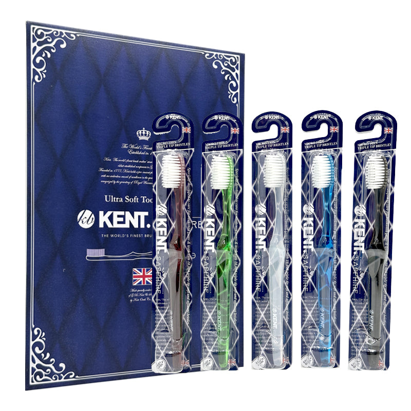 KENT SAPPHIRE Ultra Soft Toothbrush -  (Set of 5)